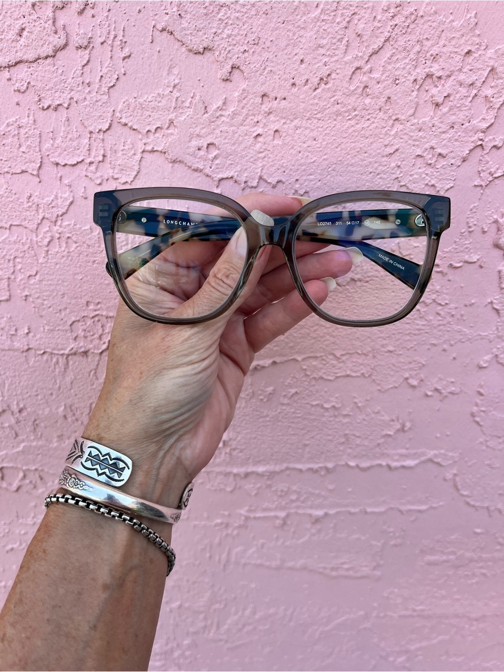 Longchamp LO2745 Eyeglass Frames Olive/Havana